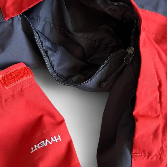 The North Face HyVent 2-in-1 Men’s Jacket Red/Black – Detachable Inner Liner – S - Picture 5 of 8